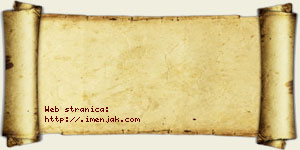 Una Vlahović vizit kartica